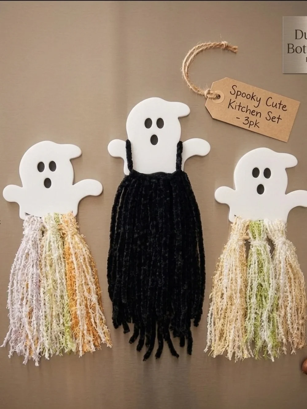 Handmade Cute Ghost Kitchen magnet Set -